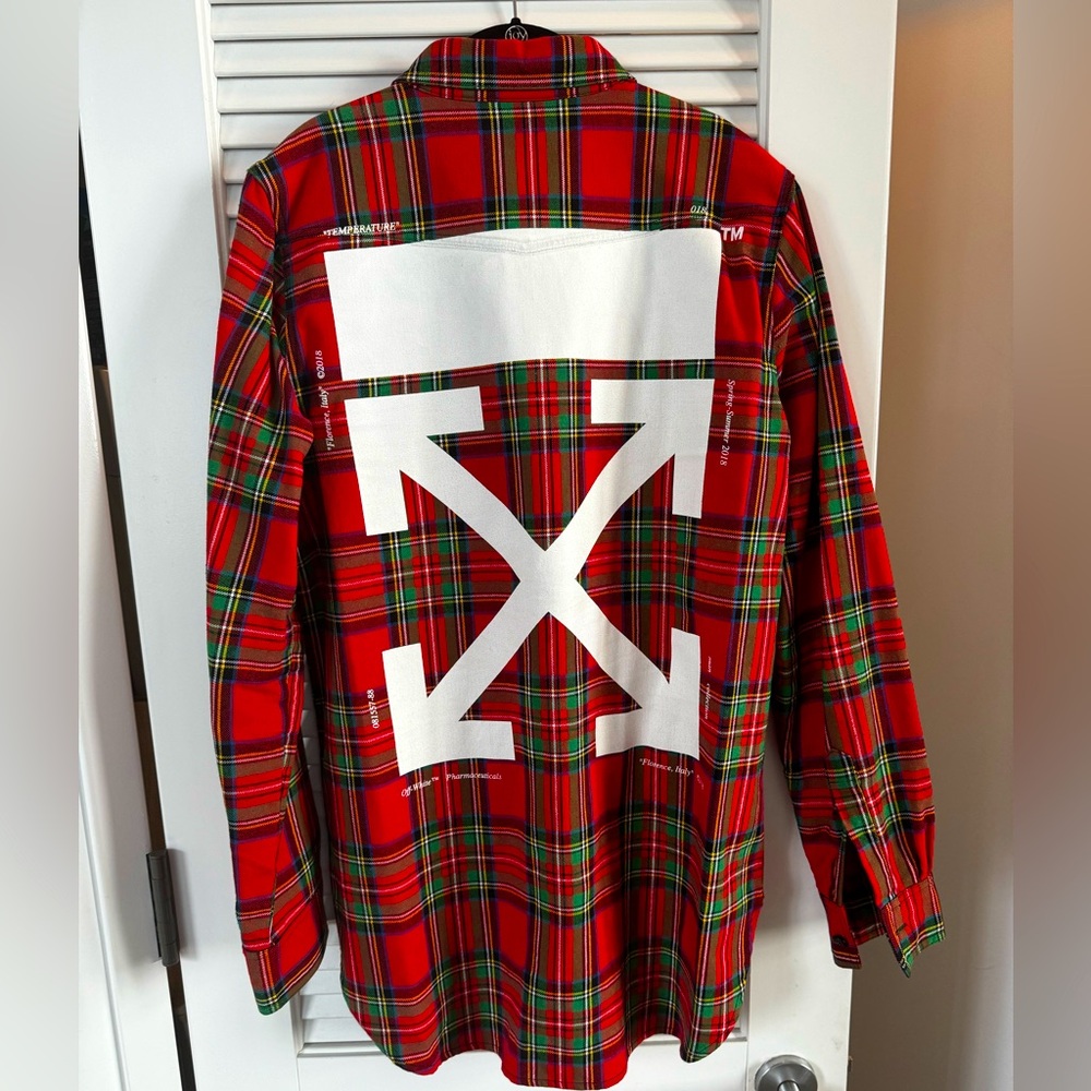 OFF-White Virgil oversized flannel